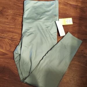 Women's High-Waisted Leggings - Green